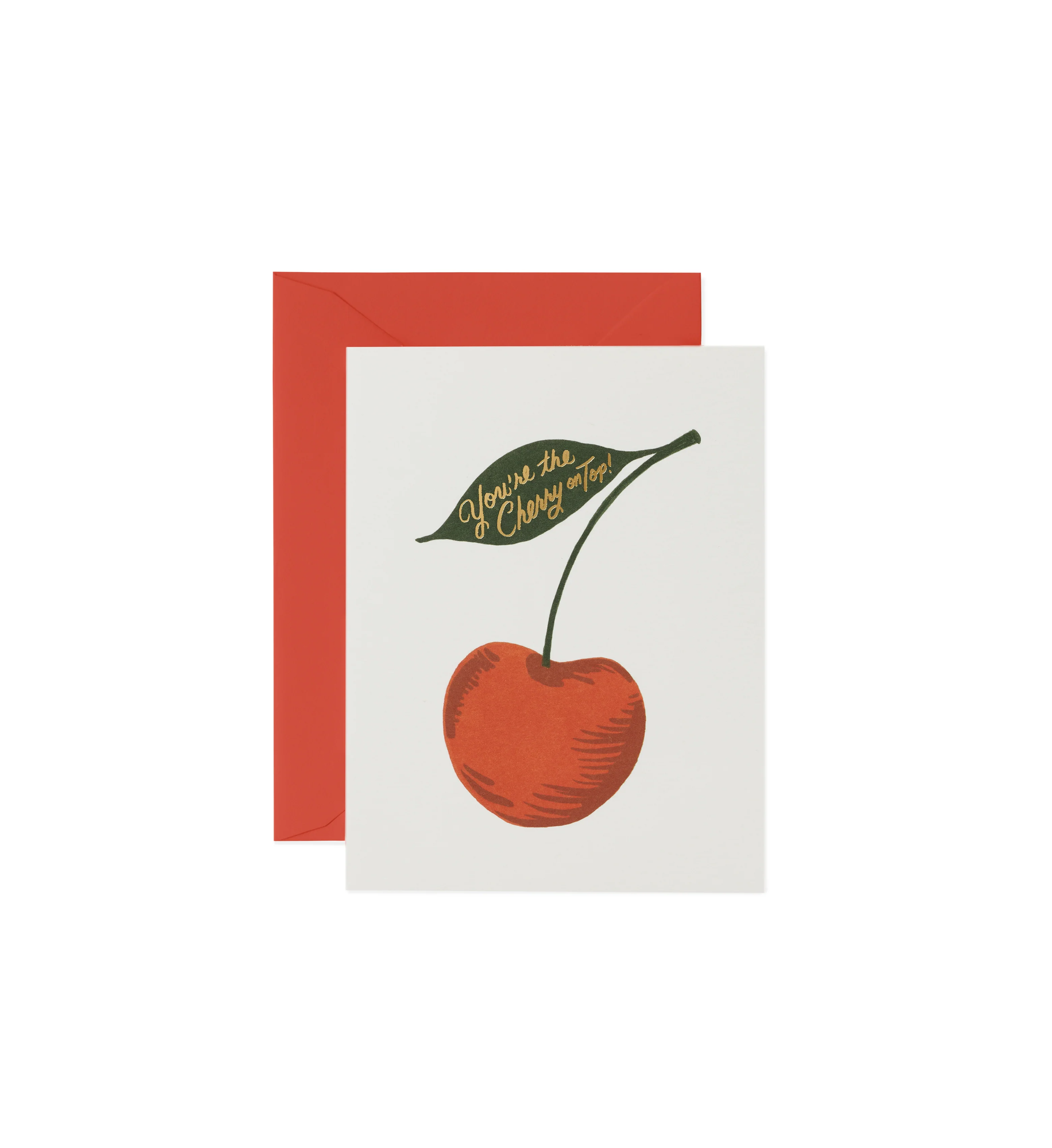 Tarjeta Postal Aliento - You´re the Cherry On Top - Rifle Paper Co